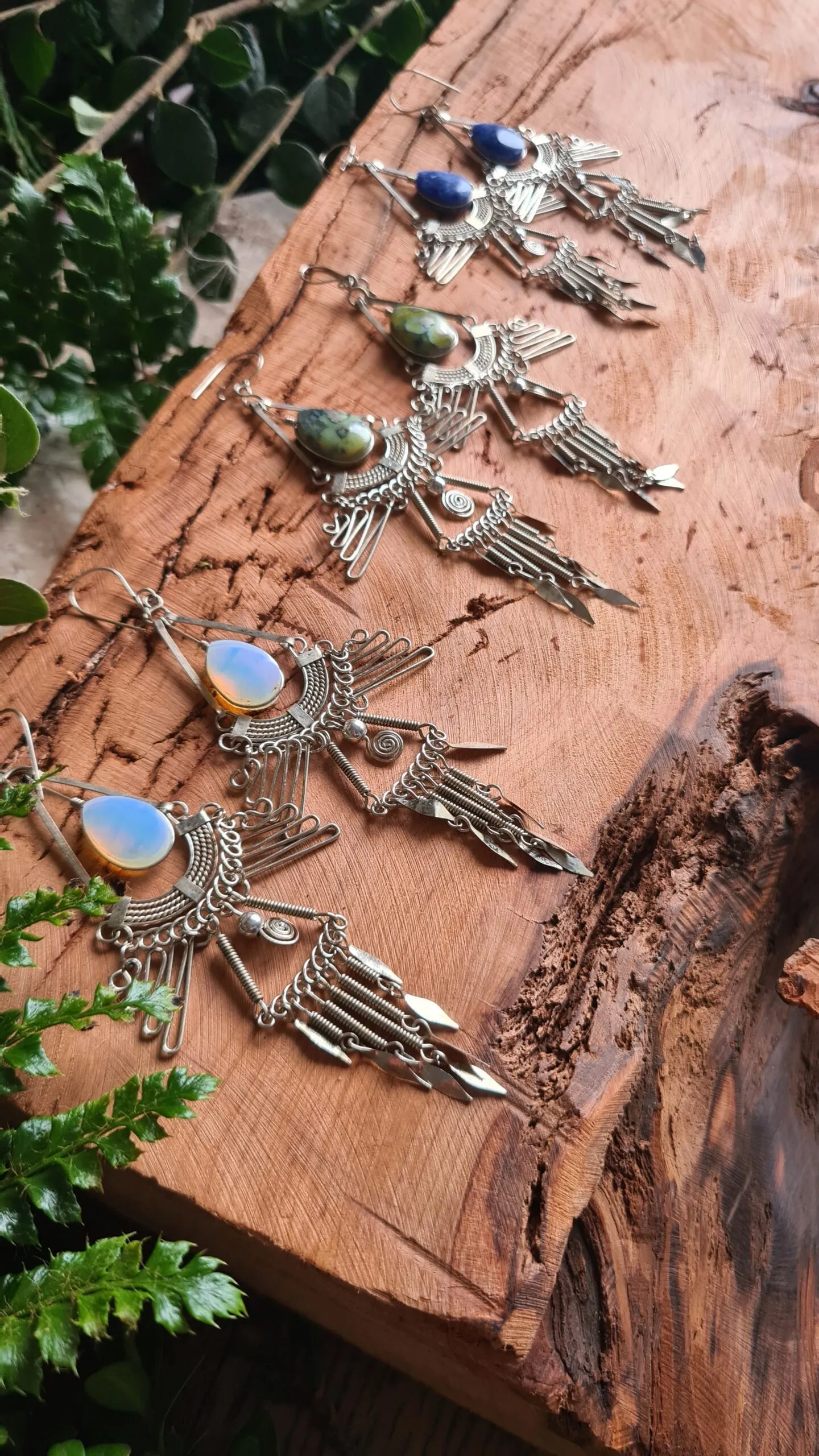 Alpaca silver Humming bird Earrings