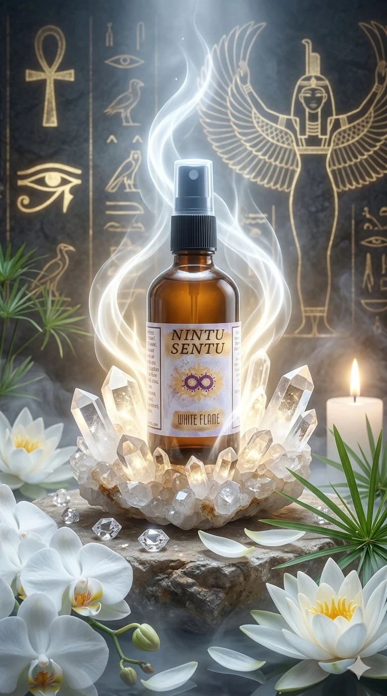 White Flame Aura Divine consciousness and Goddess Illumination high frequency vibration energy 100ml
