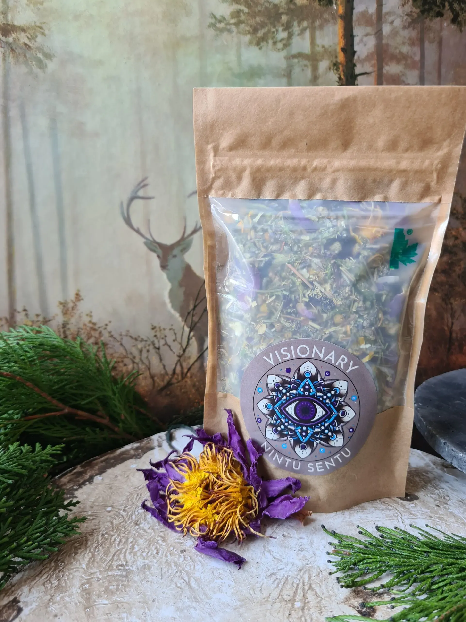 Visionary Dream work deep sleep and ethereal work herbal tea blend
