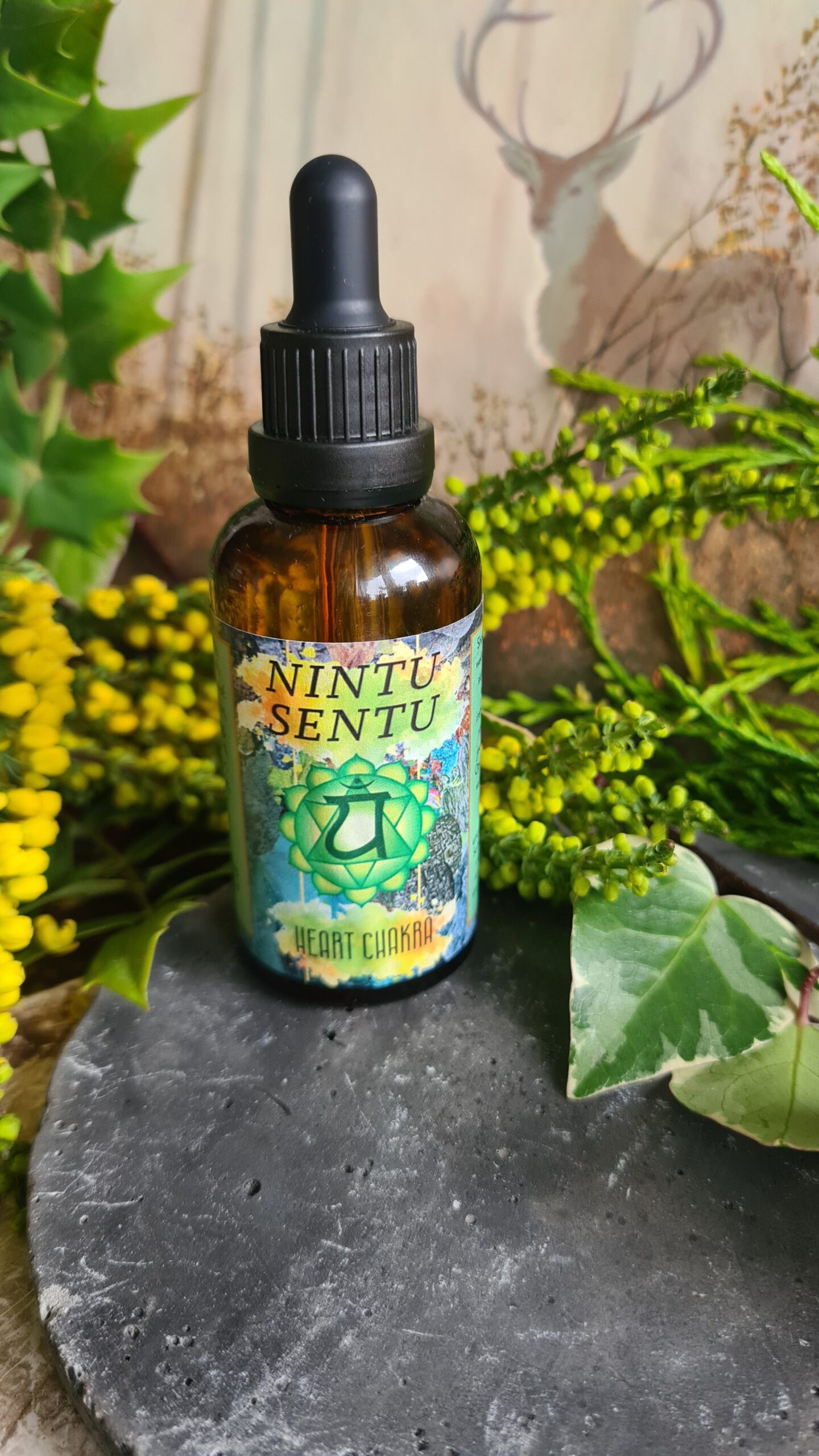 Heart chakra and divine soul elixir high frequency Reiki Master sacred geometry and crystal charged 50ml