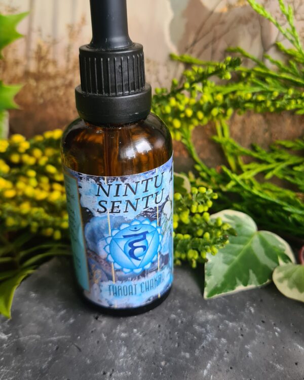 Throat chakra and authentic expression elixif high frequency Reiki Master sacred geometry and crystal charged 50ml