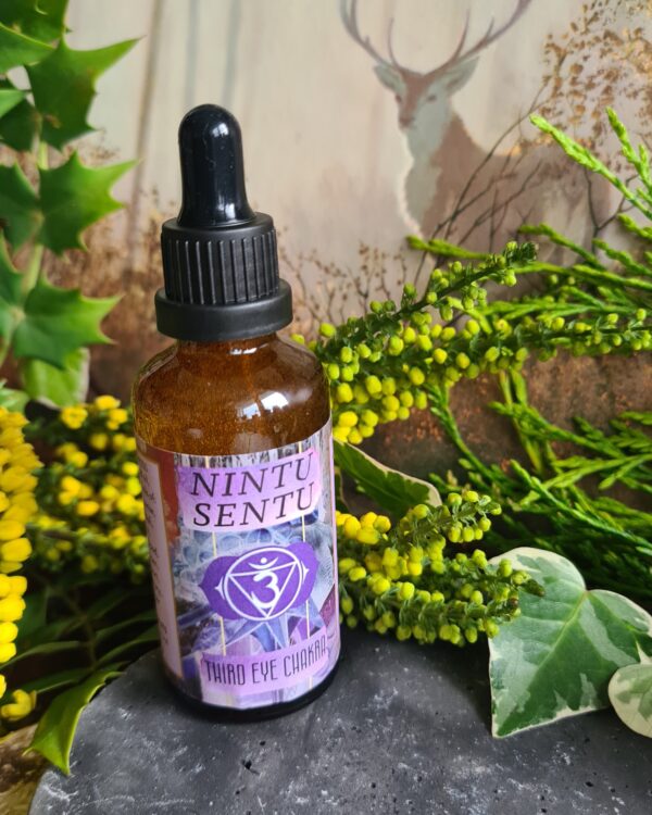 Third eye chakra and divine Intuition elixir high frequency Reiki Master sacred geometry and crystal charged 50ml
