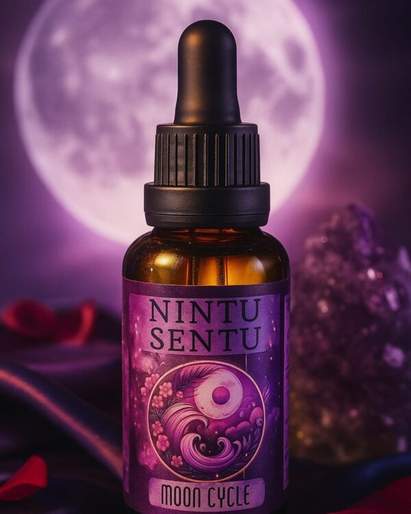 Moon oil blend high frequency Reiki Master sacred geometry and crystal charged 50ml