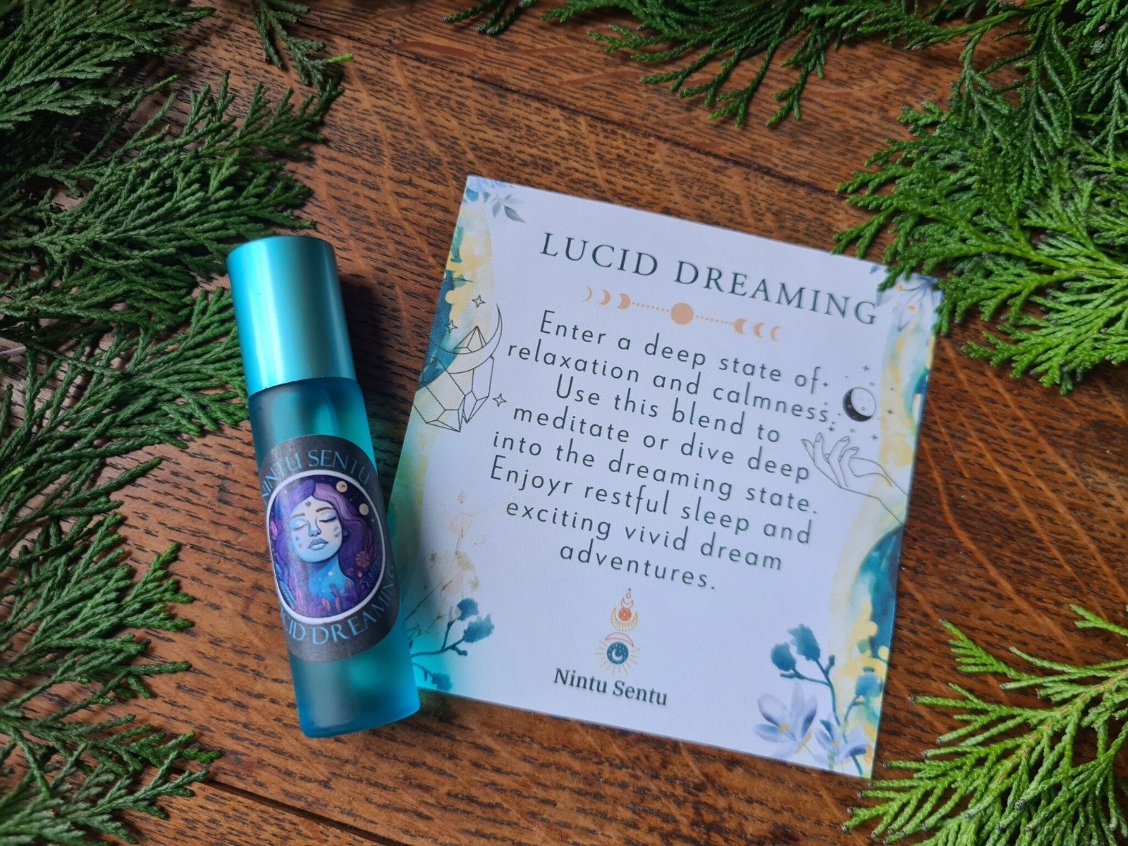 Lucid dreaming oil blend high frequency Gayeway to the astral realm sacred geometry and crystal charged