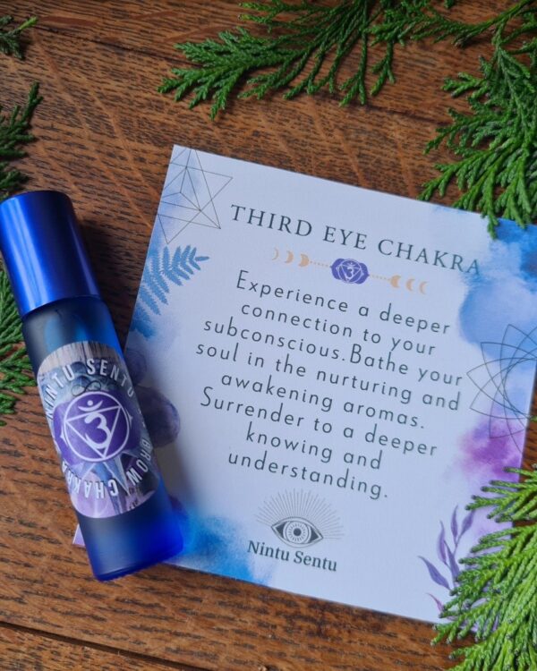 Third eye chakra and divine Intuition elixir high frequency Reiki Master sacred geometry and crystal charged