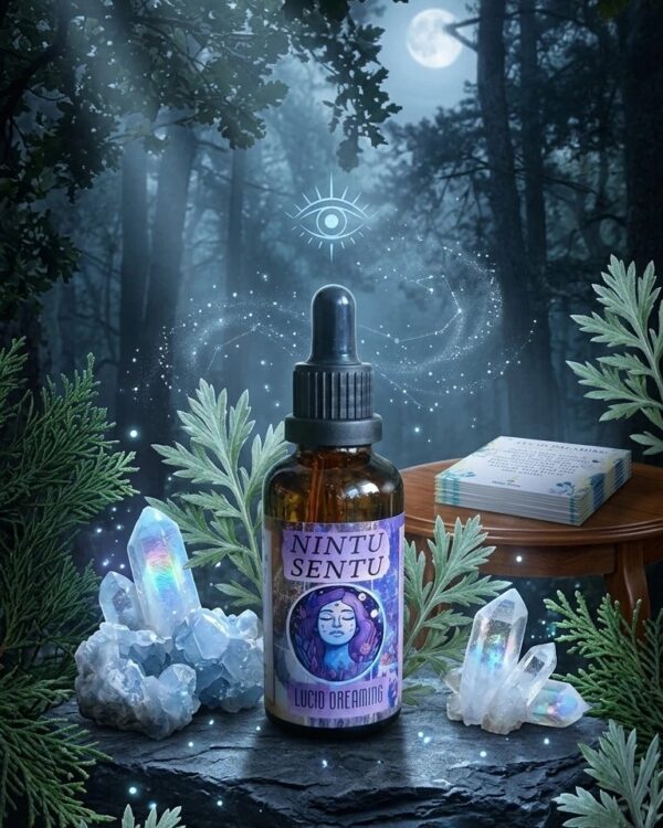 Lucid dreaming oil blend high frequency Gateway to the astral realm sacred geometry and crystal charged 50ml