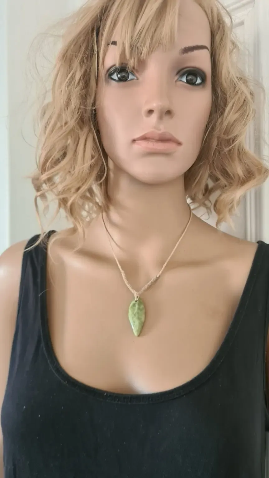 Peruvian Serpentine stone Machu Picchu stone macrame - Image 5