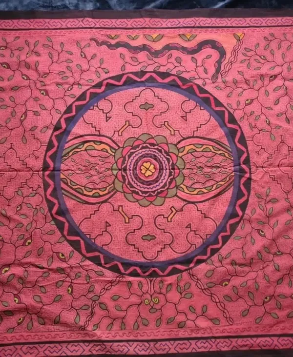 Large Traditional Shipibo handpainted altar cloth