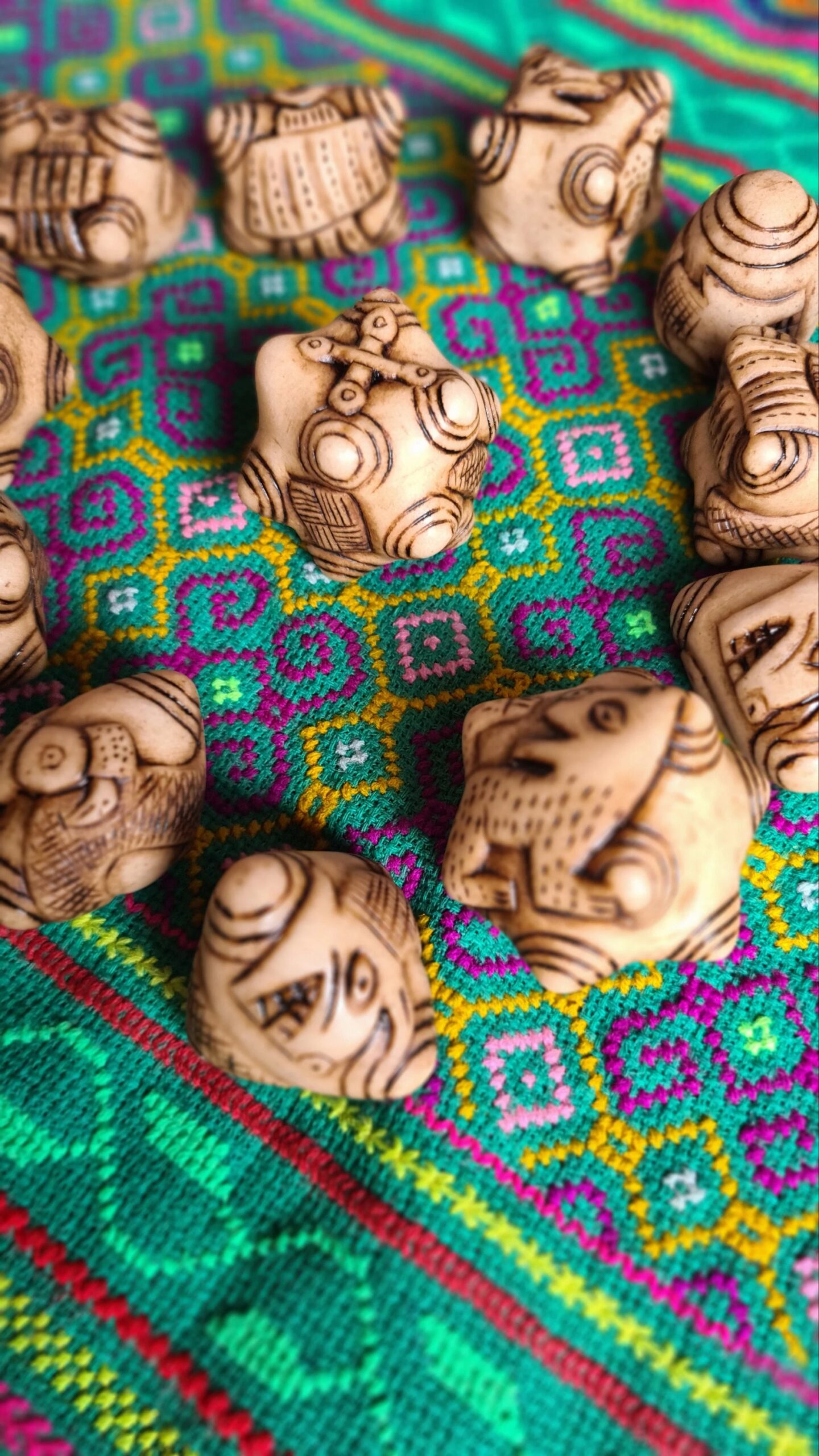 12 points Chumpi stones set