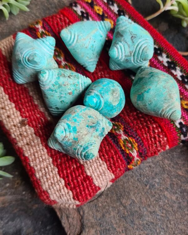 Chrysocolla stone Chumpi set