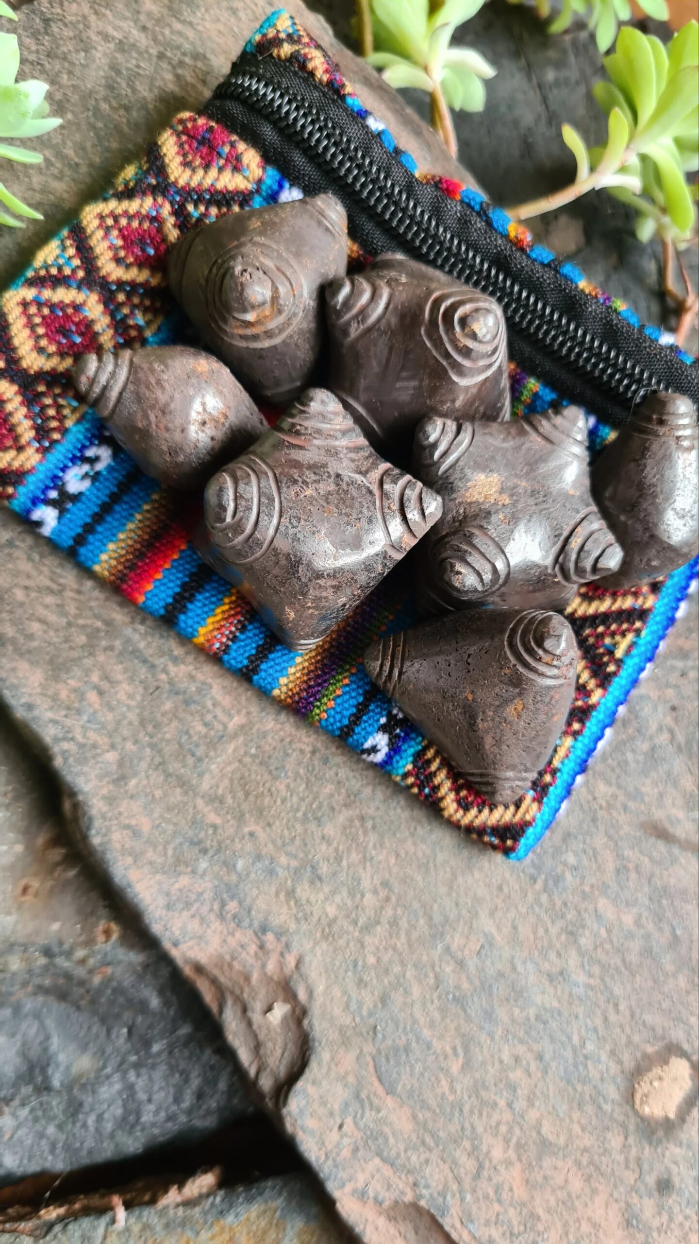 Hematite stone Chumpi set