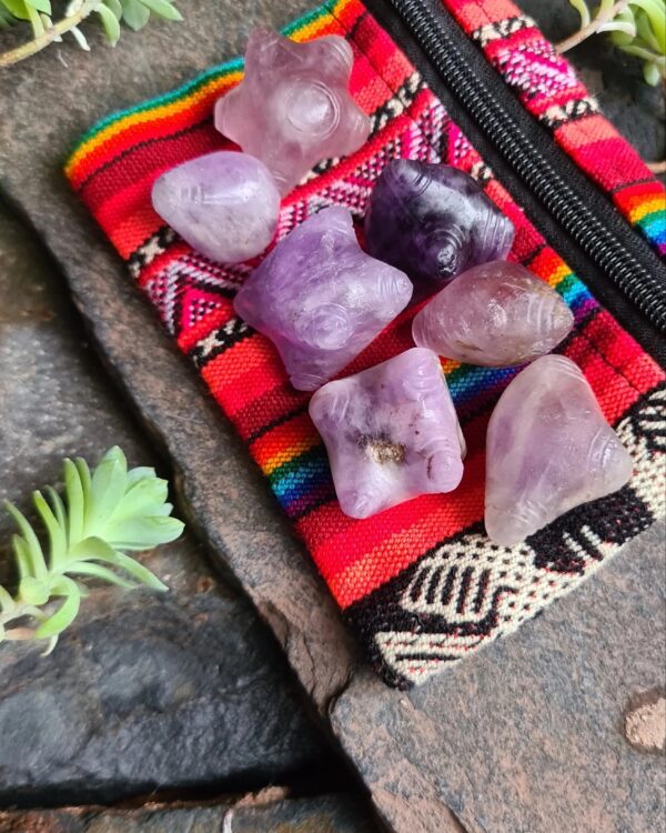 Rare Amethyst stone Chumpi set