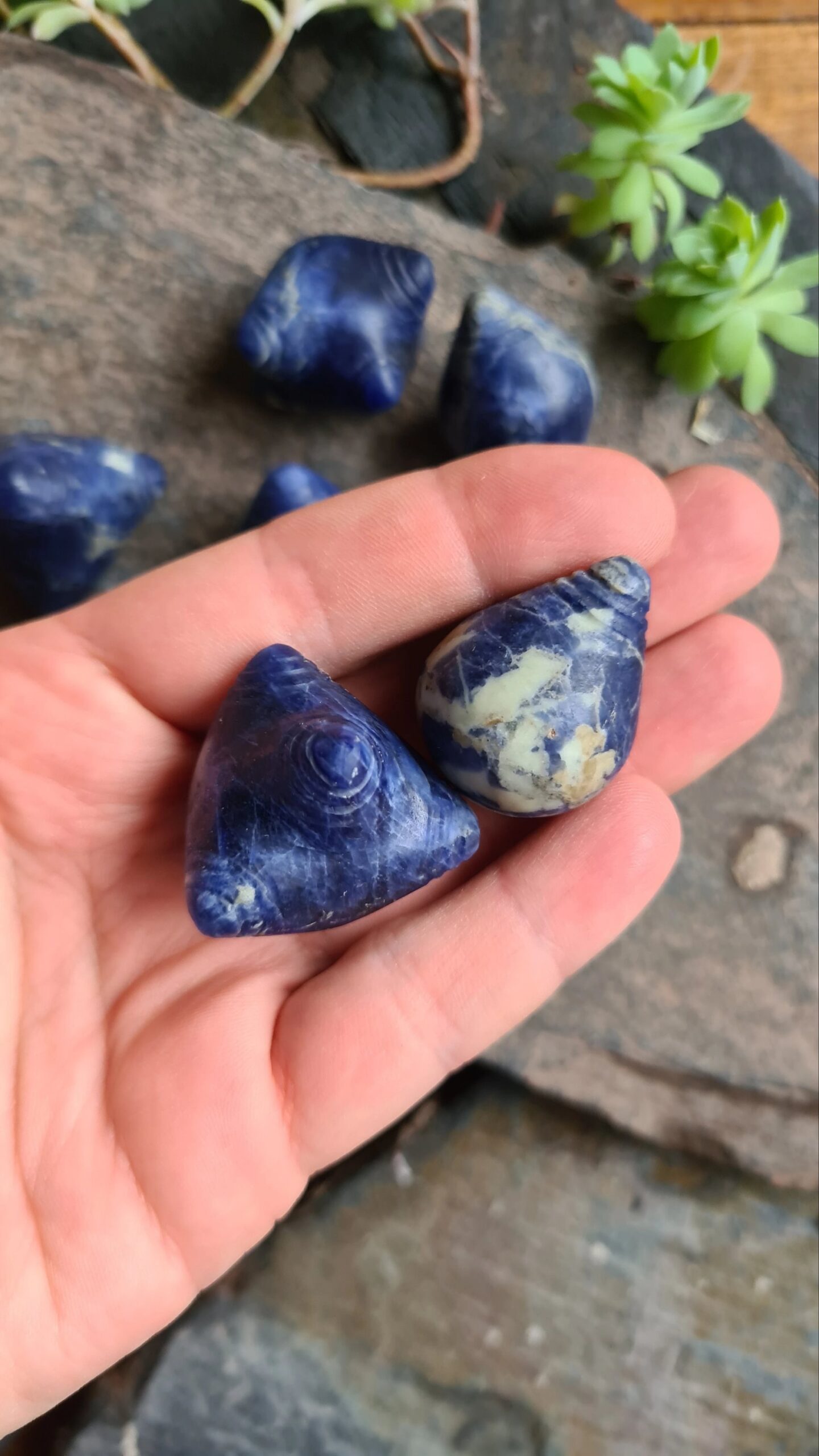 Sodalite stone Chumpi set - Image 2