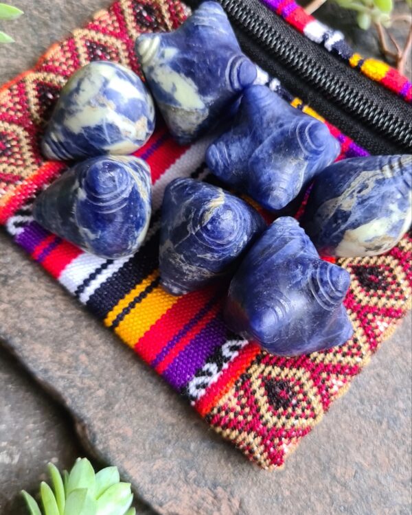 Sodalite stone Chumpi set