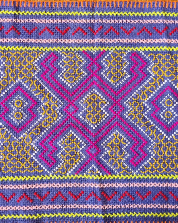 Hand stitched Shipibo cloth
