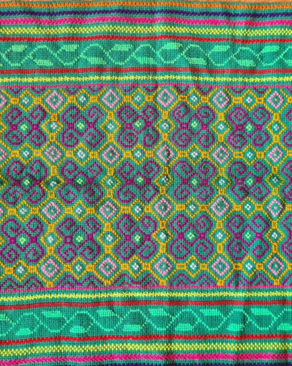 Hand stitched Shipibo cloth