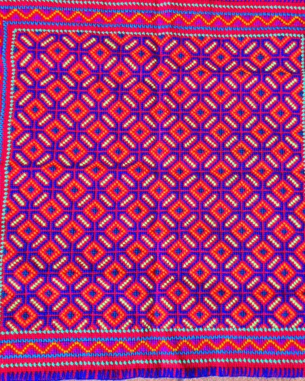 Hand stitched Shipibo cloth