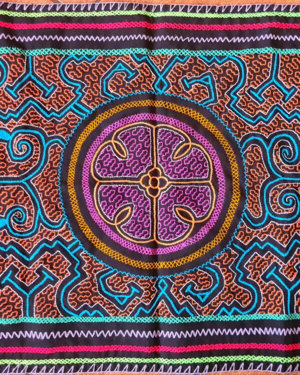 Hand stitched Shipibo cloth