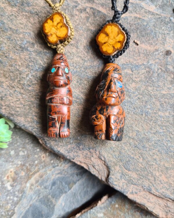 Mahogany Obsidian Guardian spirits of the vine