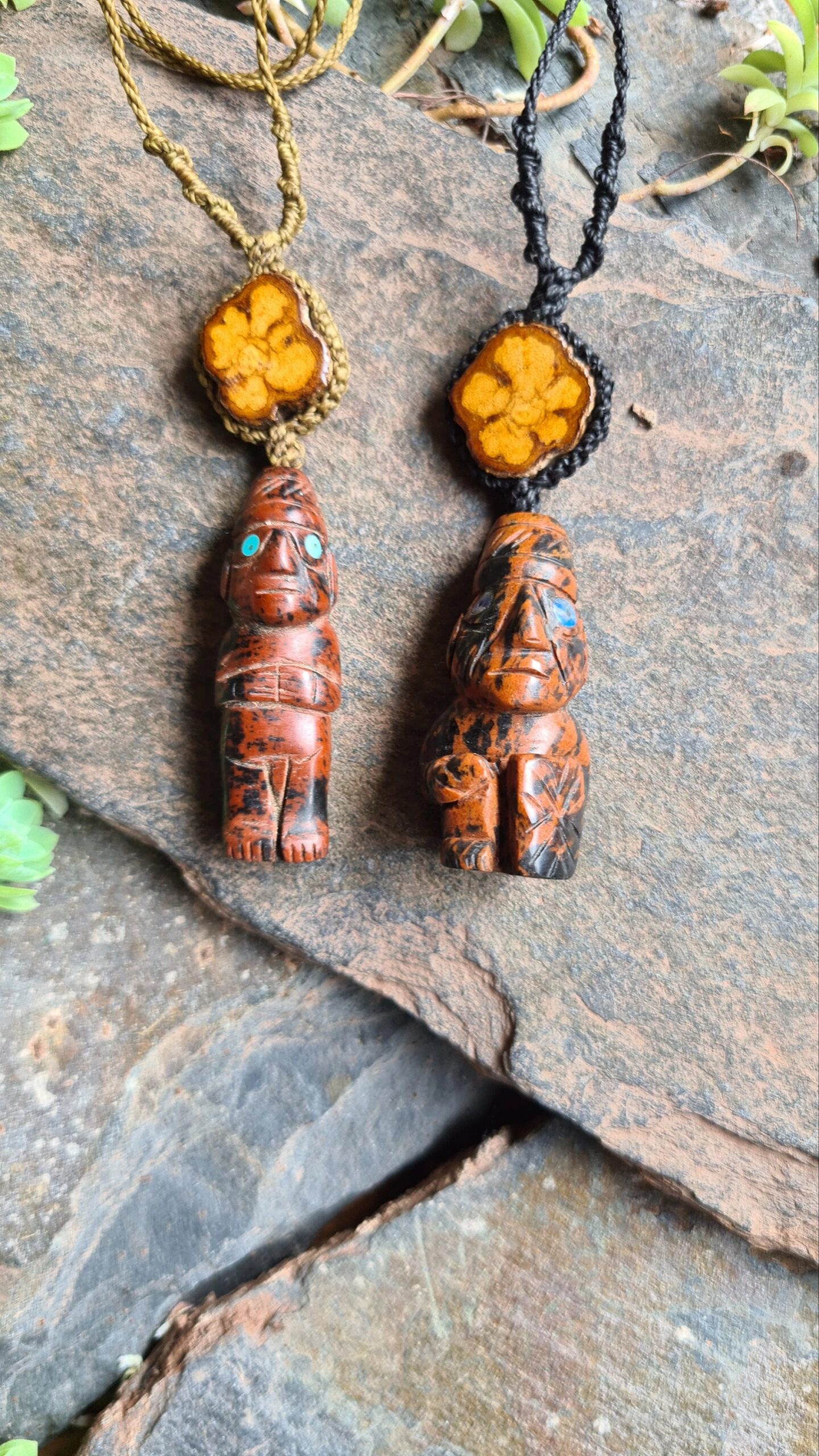 Mahogany Obsidian Guardian spirits of the vine