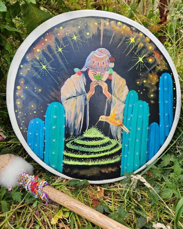 Sacred Handpainted Shamanic drum