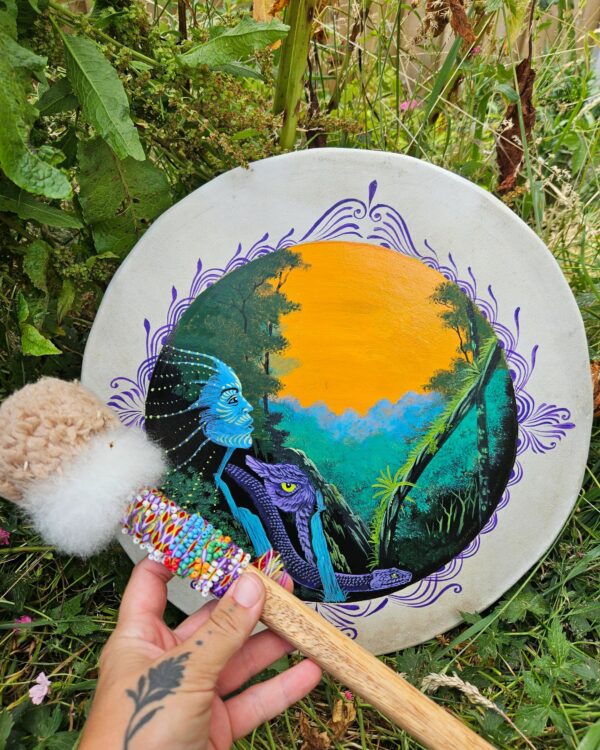 Sacred Handpainted Shamanic drum