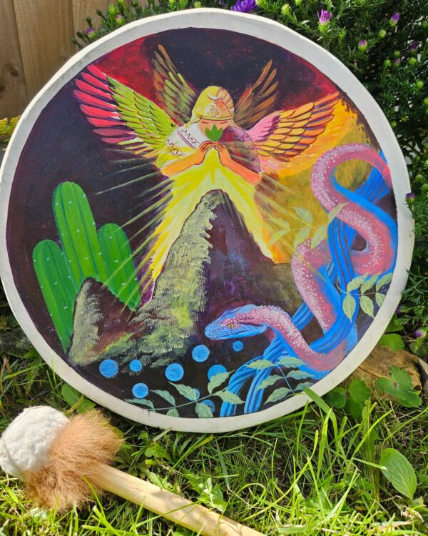 Sacred Handpainted Shamanic drum