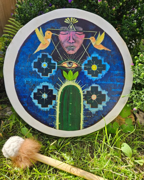 Sacred Handpainted Shamanic drum