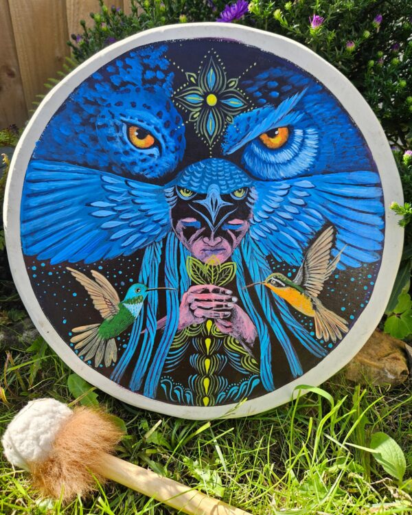 Sacred Handpainted Shamanic drum