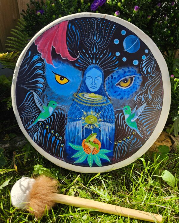 Sacred Handpainted Shamanic drum