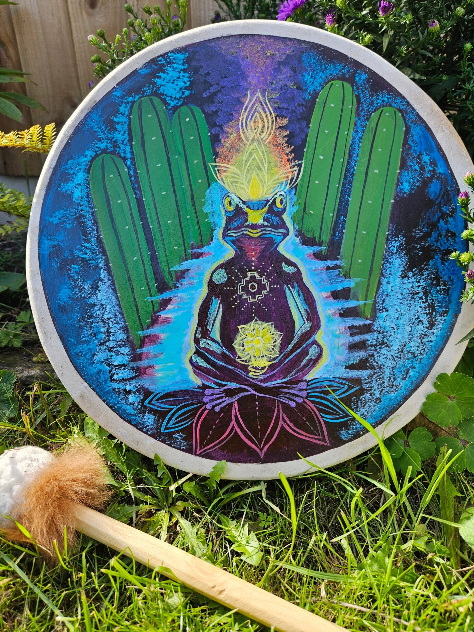 Sacred Handpainted Shamanic drum