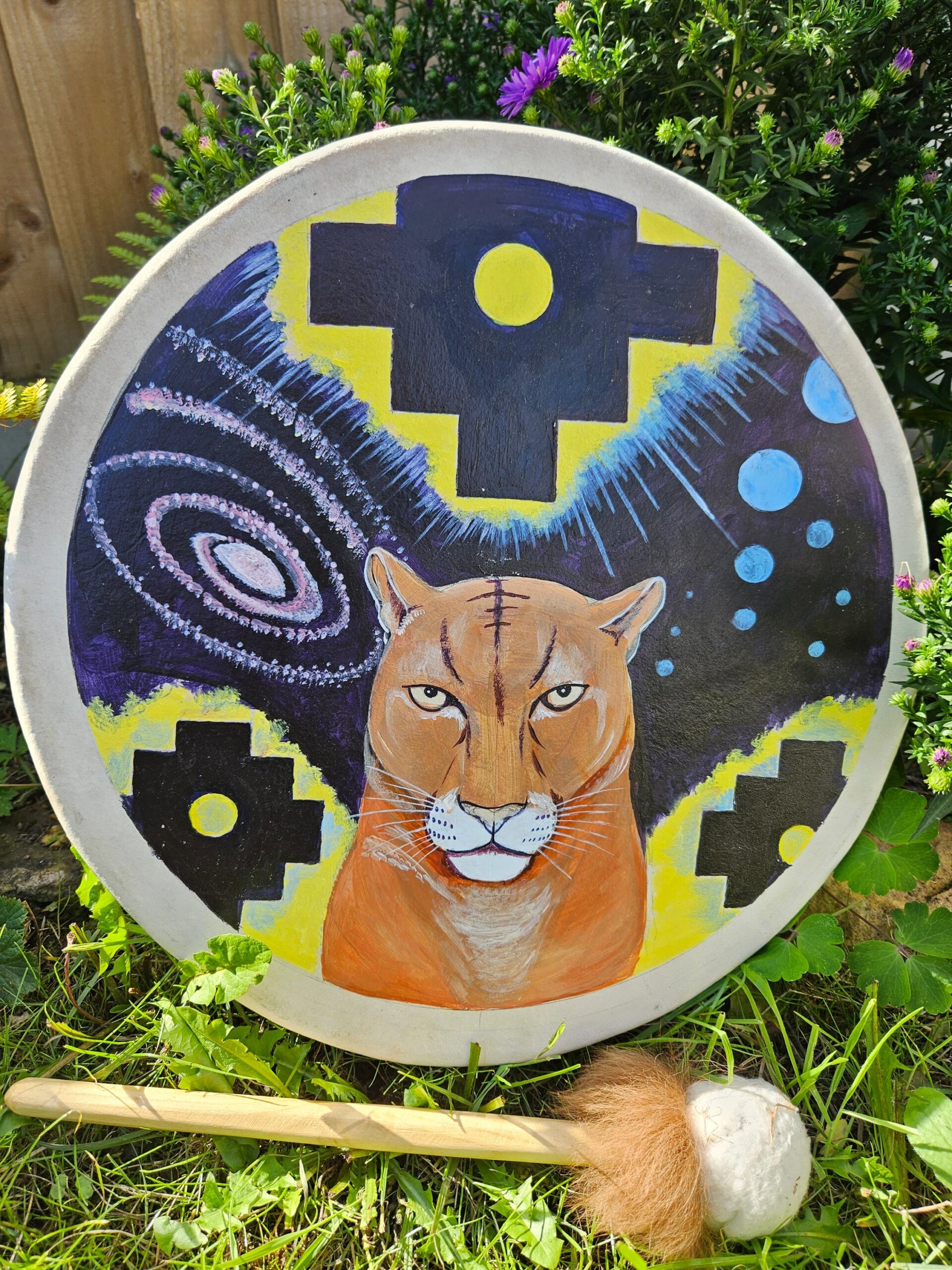 Sacred Handpainted Shamanic drum