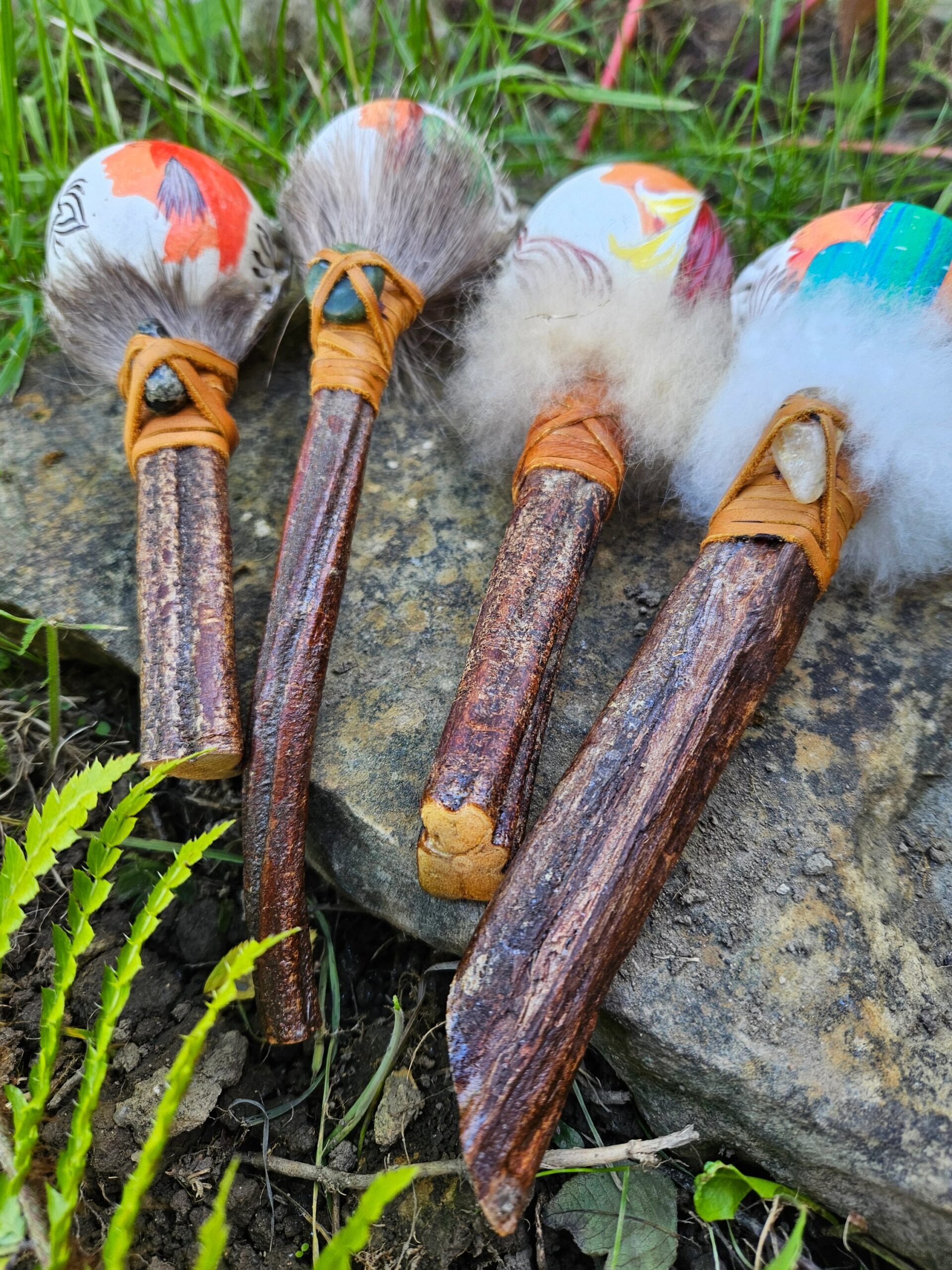 Feminine spirit of the Amazon Shamanic rattles - Image 2